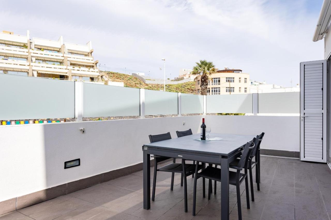 Luxury Frontline Poris De Abona Villa Luaran gambar