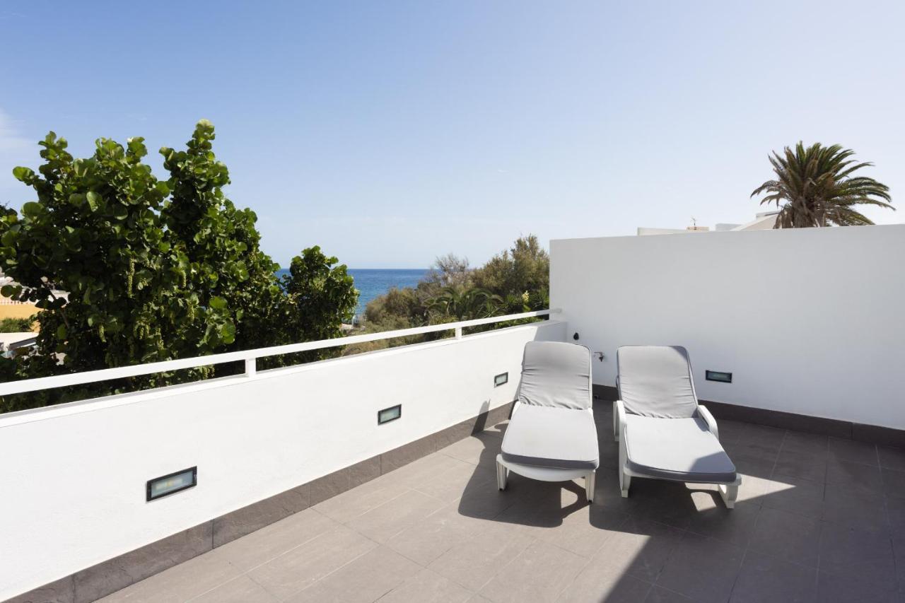 Luxury Frontline Poris De Abona Villa Luaran gambar